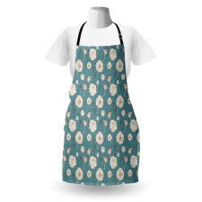 Vintage Botanical Dotted Apron