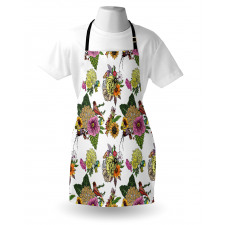 Leaves and Sunflowers Apron