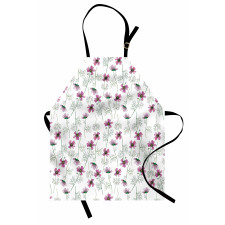 Cosmos Flowers in Pink Apron