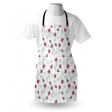 Cosmos Flowers in Pink Apron