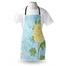 Romantic Chrysanthemum Apron