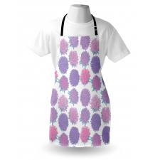 Detailed Flower Pattern Apron