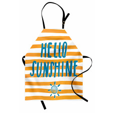 Words Stripes Apron