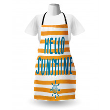 Words Stripes Apron