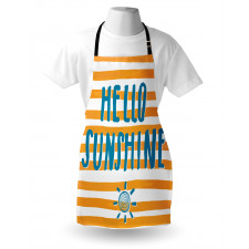 Words Stripes Apron