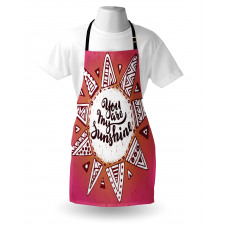 Sun Motif Apron