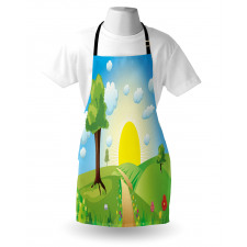 Hills Sunrise Landscape Apron