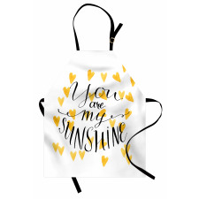 Hearts and Words Apron