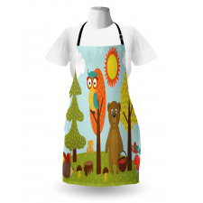 Childish Forest Animals Apron