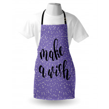 Uplifting Wish Slogan Apron