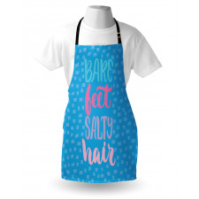 Bare Feet Salty Hair Apron