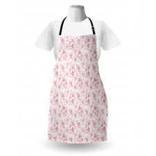 Pink Toned Flower Petals Apron