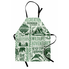 Outdoors Adventure Theme Apron