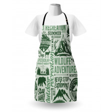 Outdoors Adventure Theme Apron