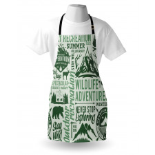 Outdoors Adventure Theme Apron