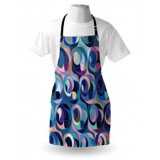 Motley Retro Curvy Shapes Apron