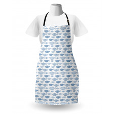 Abstract Watercolor Effect Apron