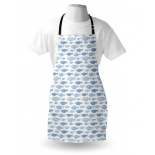 Abstract Watercolor Effect Apron