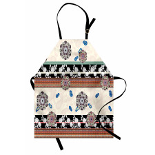 Abstract Petals and Roses Apron