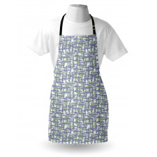 Spring Herbal Grid Apron