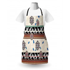 Abstract Petals and Roses Apron