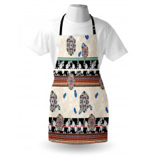 Abstract Petals and Roses Apron