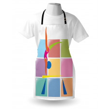 Abstract Athlete Apron