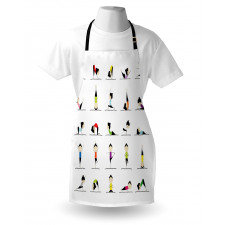 Woman Doing Yoga Apron