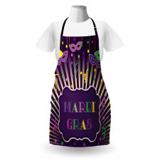 Mardi Gras Cartoon Apron