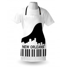 Piano Jazz Music Apron