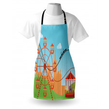 Flat Art Colorful Apron