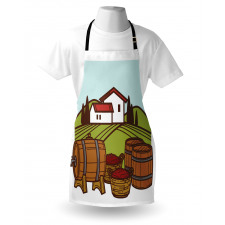 Retro Vineyard Harvest Apron