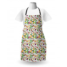 Doodle Party Beverages Apron