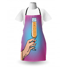 Pop Art Comic Champagne Apron