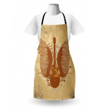 Guitar with Wings Apron