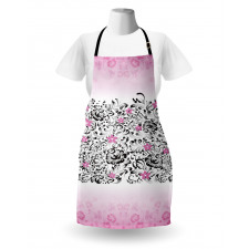 Swirling Flowes Apron