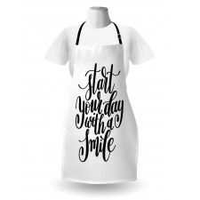 Positive Thoughts Sign Apron