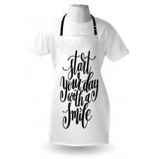 Positive Thoughts Sign Apron