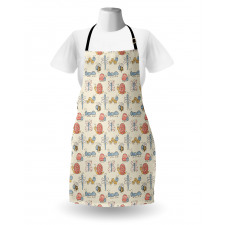 Snail Ladybug Nursery Apron