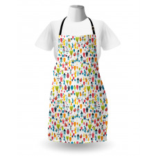 Cartoon Elements Birds Apron