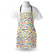 Cartoon Elements Birds Apron