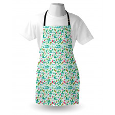 Tropical Animals Pattern Apron