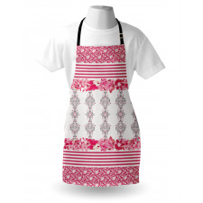 Damask and Ladybugs Apron