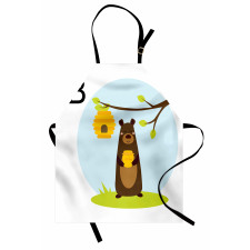 Funny Mammal Kids Alphabet Apron