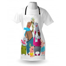 Family Theme Parenthood Apron