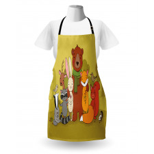 Wild Animals Friends Apron