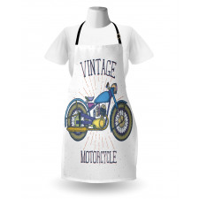 Colorful Retro Bike Apron