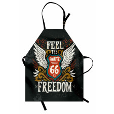 Biker Motto Words Apron