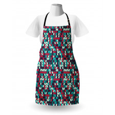 Oval Leaf-like Shapes Apron