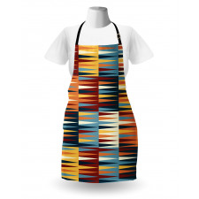 Long Colored Triangles Apron